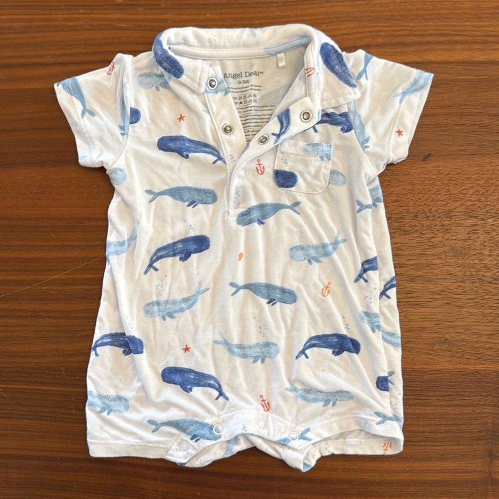 Angel Dear Polo Shortie Romper